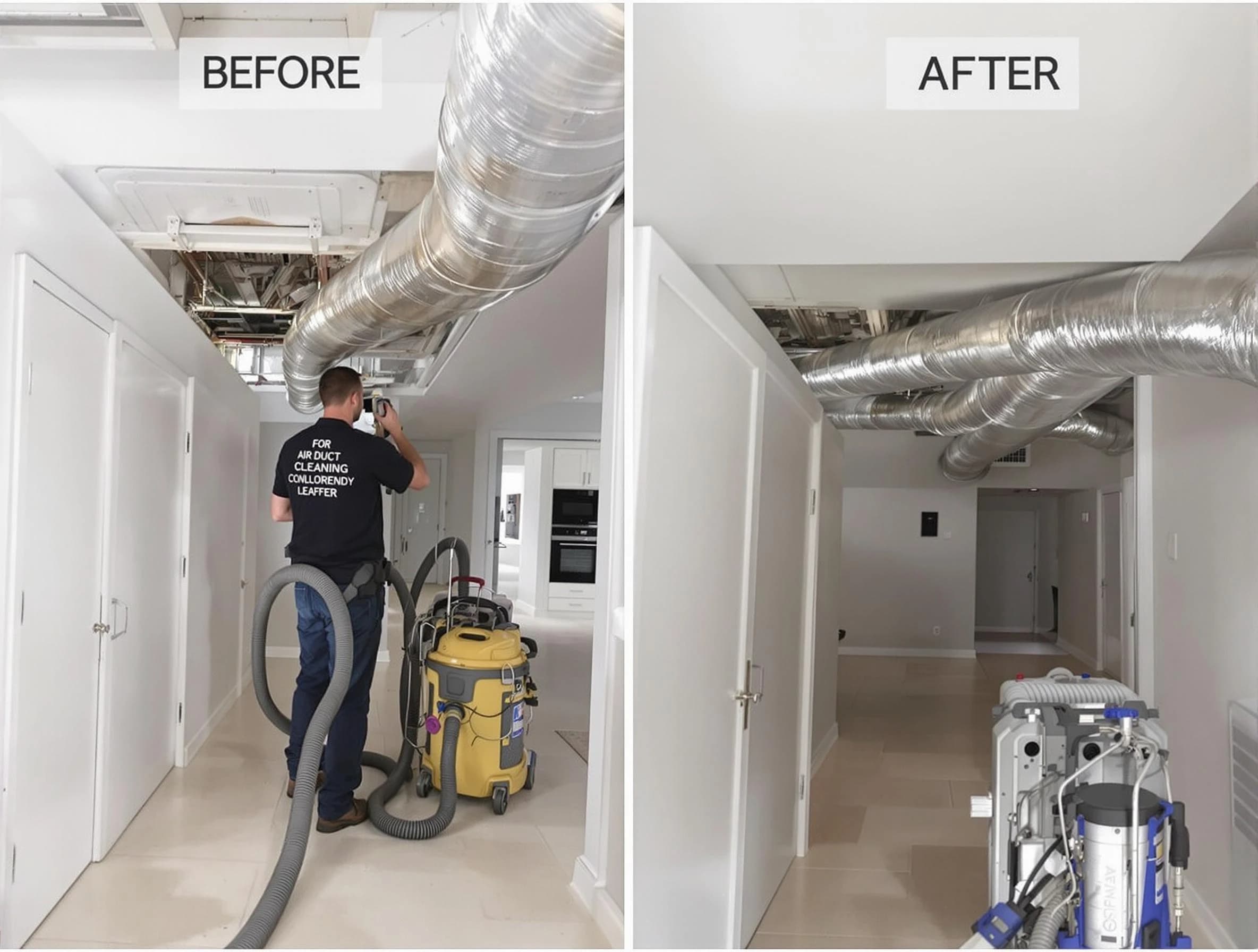 Mountain Park Air Duct Cleaning professional performing thorough air duct cleaning in Mountain Park