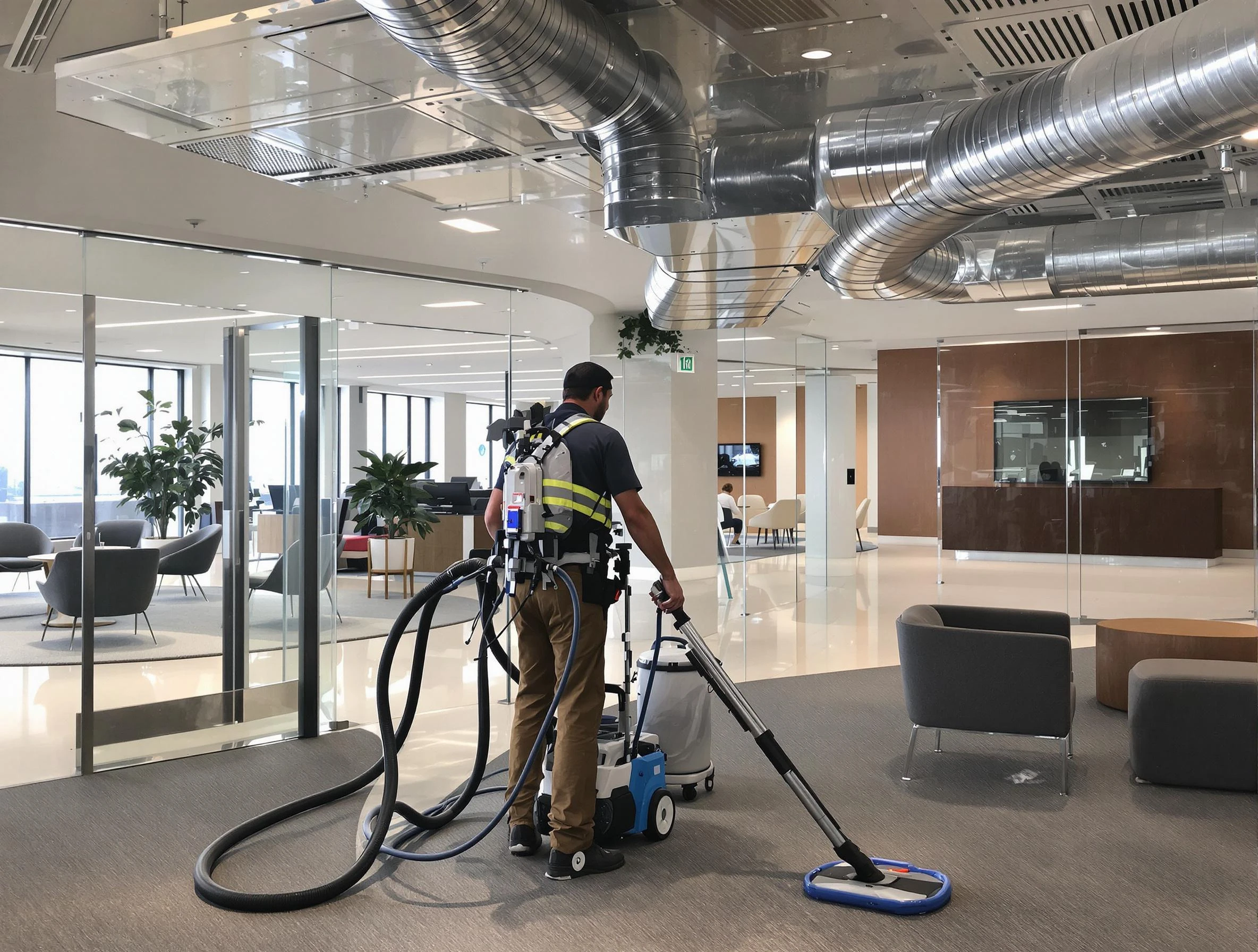 Commercial duct cleaning service by Mountain Park Air Duct Cleaning in Mountain Park