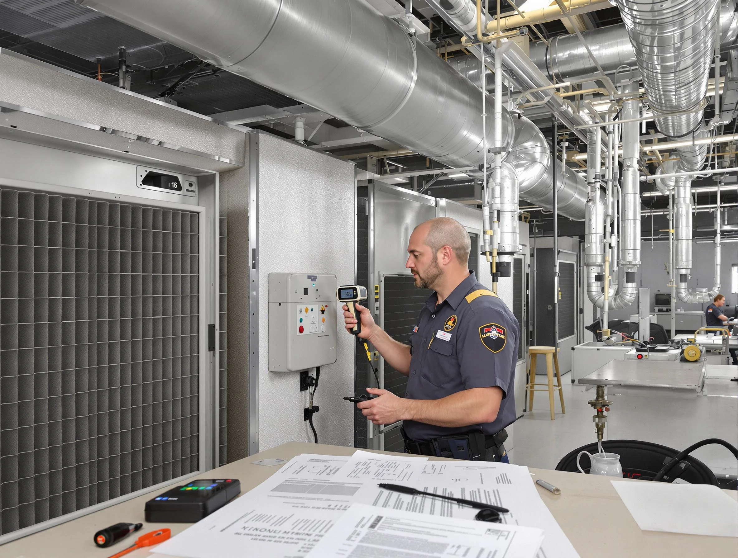 Professional filter system inspection by Mountain Park Air Duct Cleaning in Mountain Park